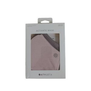 Athleta OS Pack of 2 Pink & Gray Lightweight Particle Blockin Activate Mask
